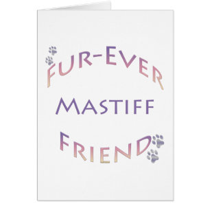 Mastiff Furever Hälsningskort