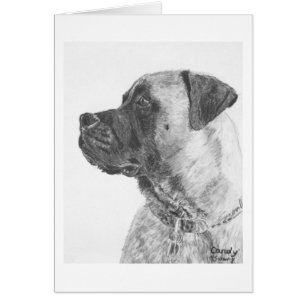 Mastiff Hälsningskort