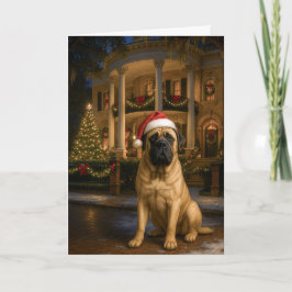 Mastiff Holiday Card Helgkort