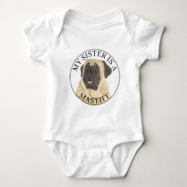 Mastiff Hund Big Sister T Shirt