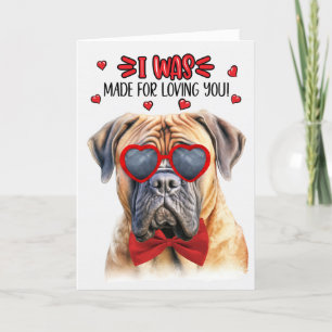 Mastiff Hund gjord för att övertala dig Valentine Helgkort