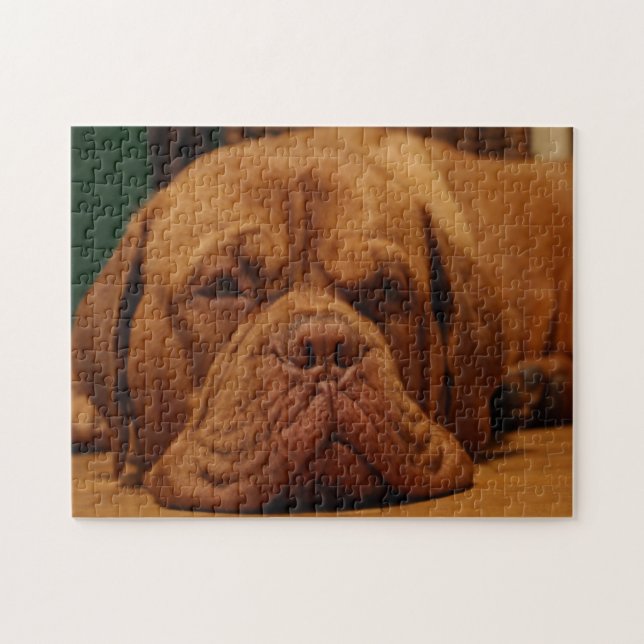 Mastiff Hundras. Pussel (Horisontell)