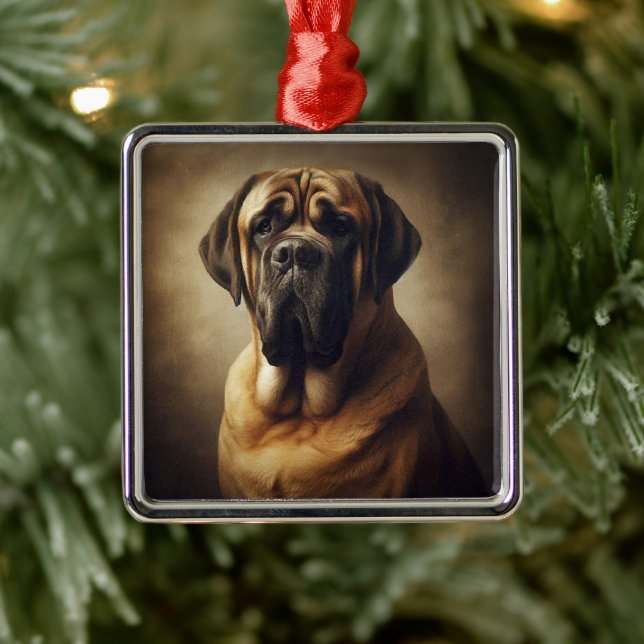 Mastiff Julgransprydnad Metall (Träd)