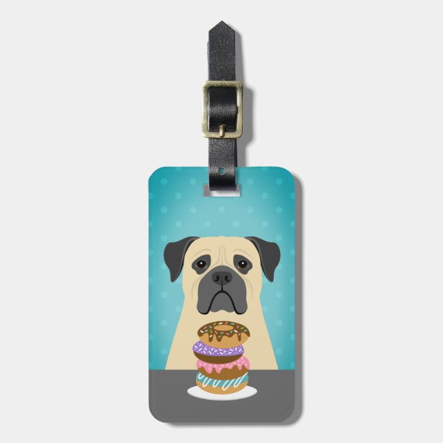 Mastiff Luggage Taggs Bagagebricka (Vertikal Framsida)