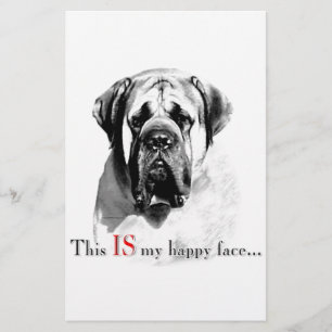 Mastiff Lycklig Ansikte