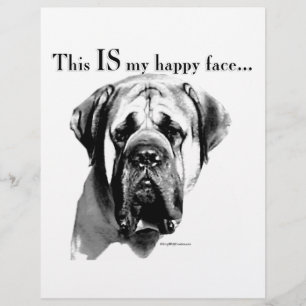 Mastiff Lycklig Ansikte