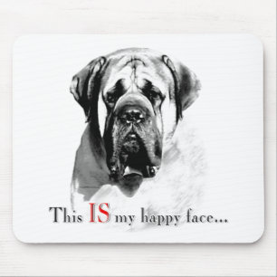 Mastiff Lycklig Ansikte Musmatta