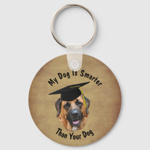 Mastiff Min hund är smartare än din hund Roligt Nyckelring