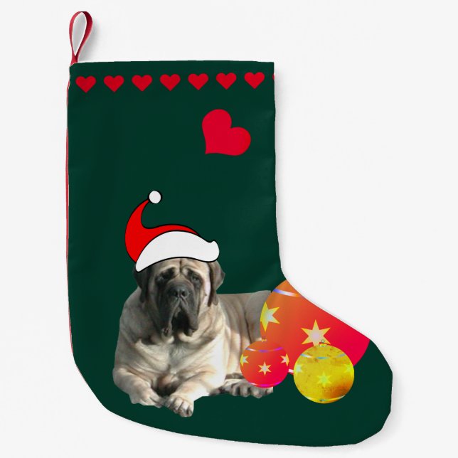 Mastiff Molosser Weihnachtsstrumpf Liten Julstrumpa (Framsidan)