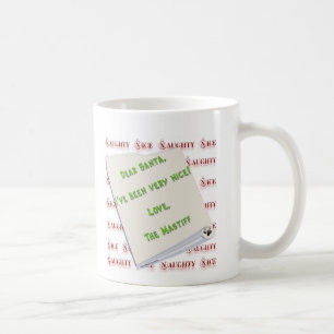 Mastiff Naughty eller Nice Kaffemugg