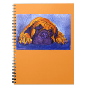 Mastiff Notebook - "Brutus" Anteckningsbok Med Spiral