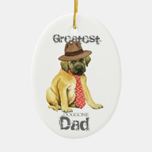 Mastiff Pappa Ornament