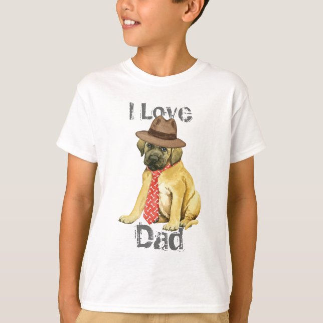 Mastiff Pappa T-shirt (Framsida)