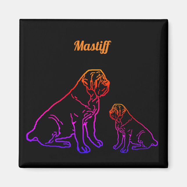 Mastiff Pilou Magnet (Framsidan)