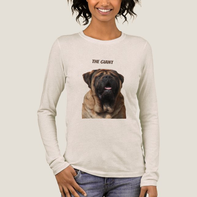 Mastiff Semester Engelsk Mastiff T Shirt (Framsida)