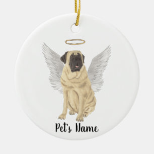Mastiff Sympati Minnesmärke Julgransprydnad Keramik