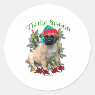 Mastiff "Tis Runt Klistermärke