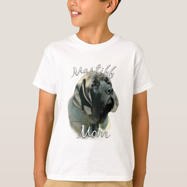 Mastiff (valp) Mamma 2 T Shirt (Framsida)