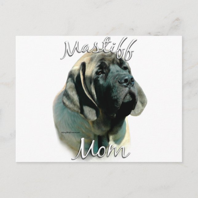 Mastiff (valp) Mamma 2 Vykort (Framsida)