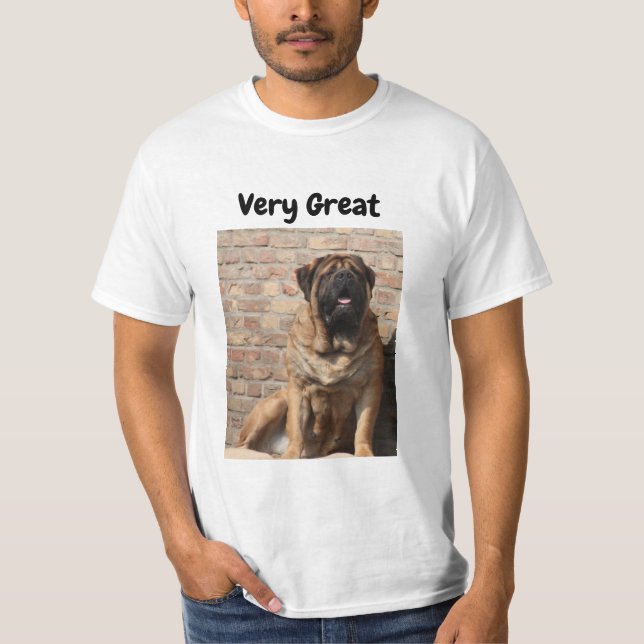Mastiff Vatertag Best Friends  T Shirt (Framsida)