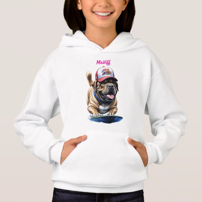 Mastiff Vattensport T Shirt (Framsida)