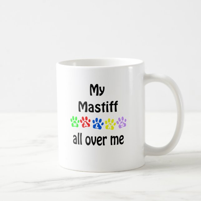 Mastiff Walks Design Kaffemugg (Höger)