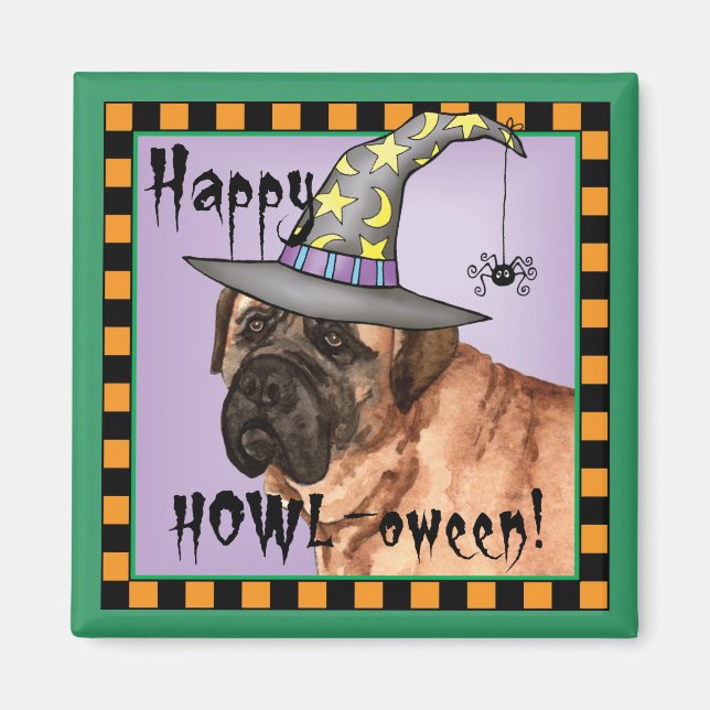 Mastiff Witch Magnet (Framsidan)