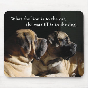 Mastiffen parar Mousepad Musmatta