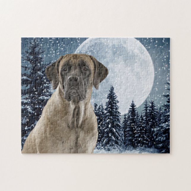 Mastiffpussel Pussel (Horisontell)