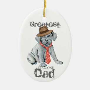 Mastino Pappa Ceramic Ornament