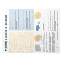 Mastit i amning Avskärning (spanska) Anteckningsblock