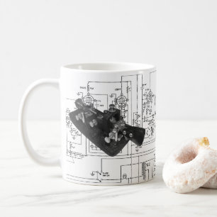 Mästkod Radio Nyckel Schematiskt schema Kaffemugg