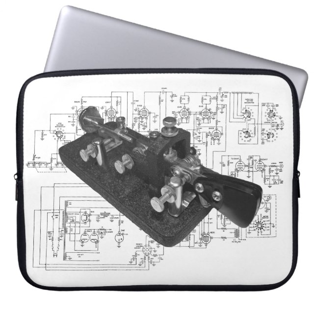 Mästkod Radio Nyckel Schematiskt schema Laptop Fodral (Framsidan)