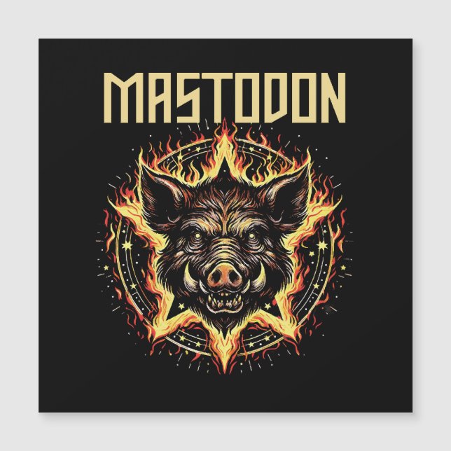 Mastodon Boar Fire (Framsida)