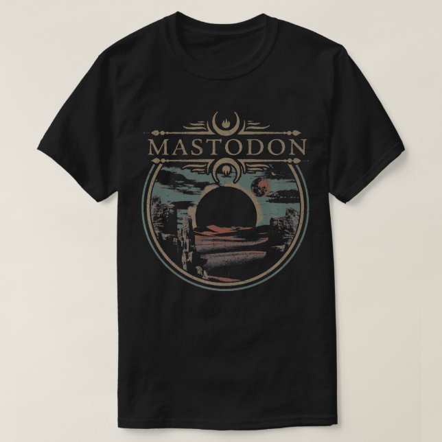 Mastodon Horizon Premium T Shirt (Design framsida)