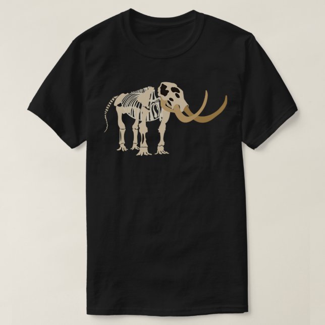 Mastodon skelettet 2 t shirt (Design framsida)