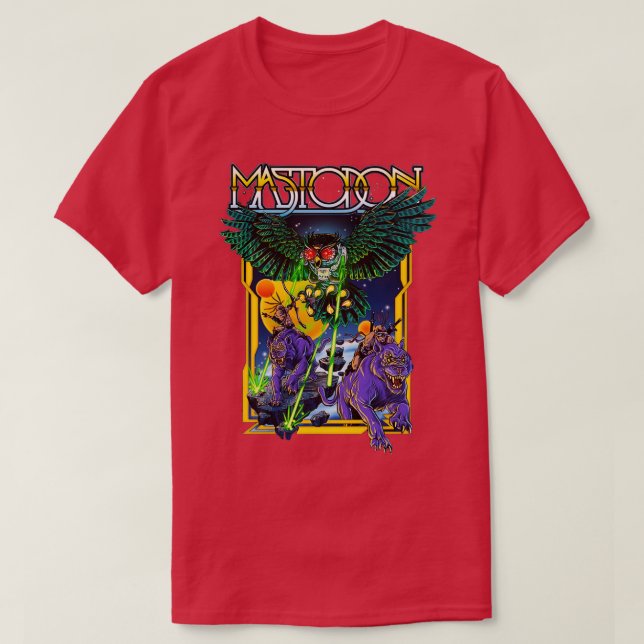 Mastodon Space Laser Uggla  T Shirt (Design framsida)