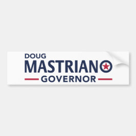 Mastriano för guvernör Bumper Sticker - White Bildekal
