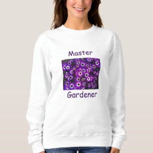 Mästträdgårdsmästare Flower Lila Flower Blommigt T Shirt