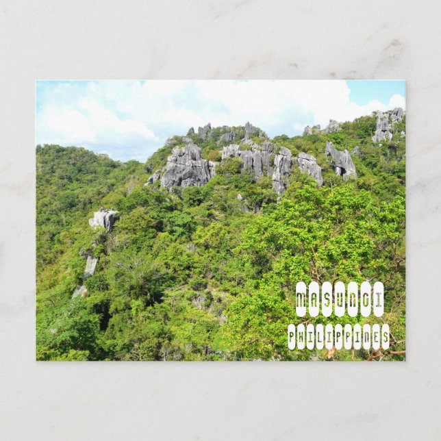 Masungi i Baras, Rizal Vykort (Framsida)