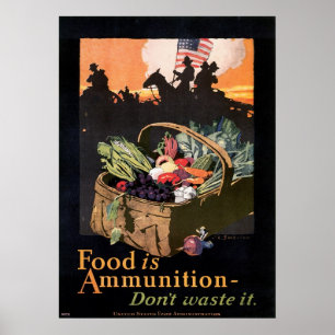 Mat är ammunition! poster