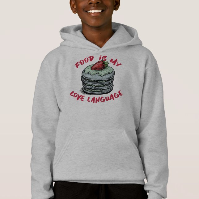 Mat är mitt Kärlek språk T Shirt (Framsida)
