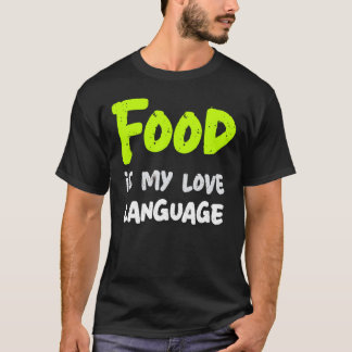 Mat är mitt kärleksspråk familj t shirt