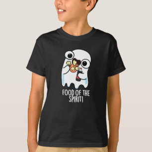 Mat Av Anden Rolig Spökpunny Mörk Bakgrund T Shirt