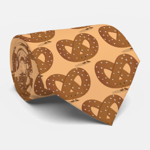Mat av Saltad Pretzel-Tecknad Slips