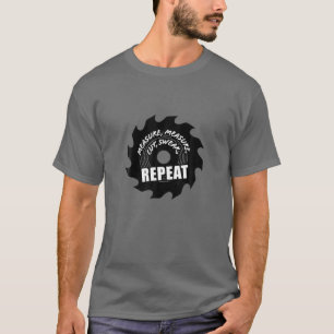 Mät avklippt svensk repetering, träbaserad kärna C T Shirt