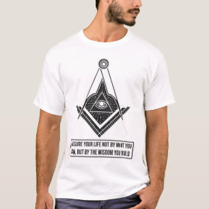 Mät Ditt Liv med Visdom Inspirerande Citat T Shirt