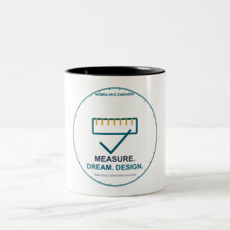 Mät Dröm Design Kvinnlig Ingenjör Två-Tonad Mugg