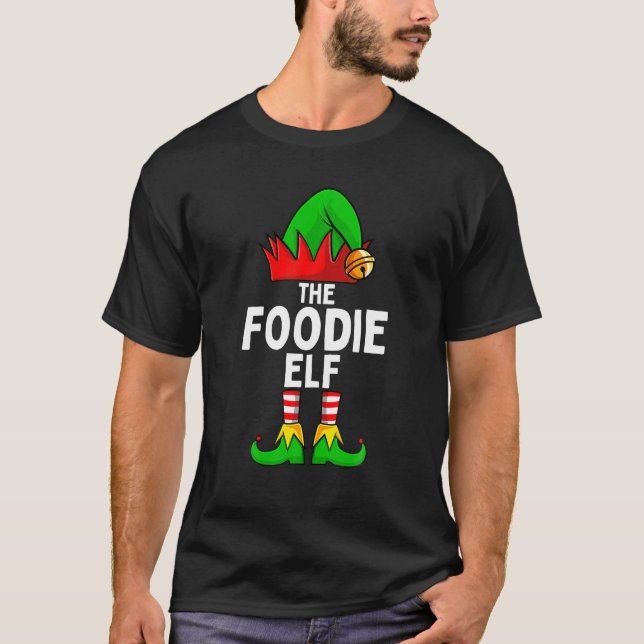 Mat-Elg Matchande Familj Jul T Shirt (Framsida)