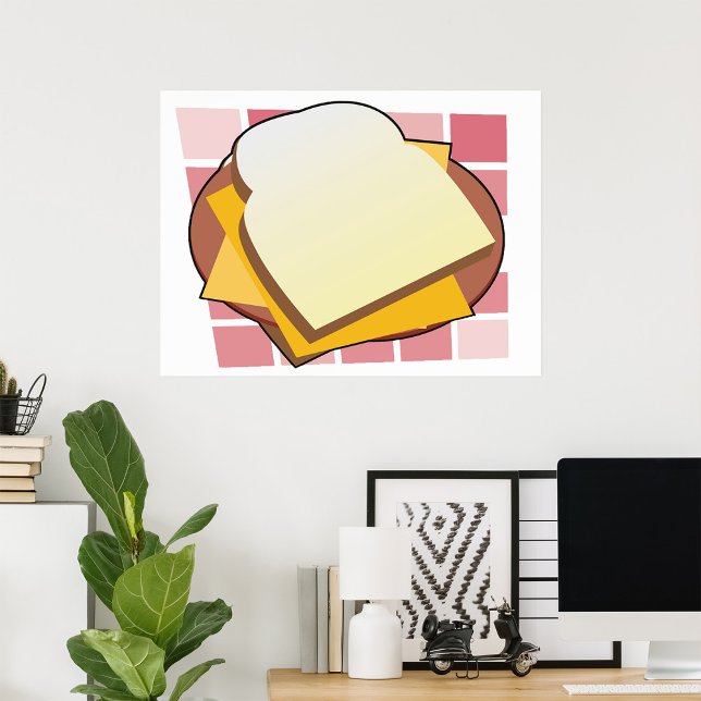 Mat för Roligt av osten Sandwich Poster (Skapare uppladdad)